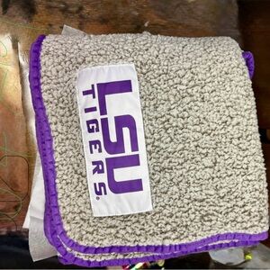 LSU Tigers Sherpa Blanket
